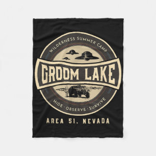 Groom Lake Summer Wilderness Camp - Grappig gebied Fleece Deken
