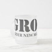 Groom Matglas Koffiemok (Voorkant links)