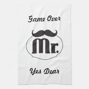 Groom Mustache Theedoek