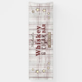 Groom Name Wood Whiskey and Cigar Bar Spandoek (Verticaal)