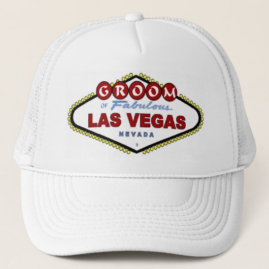 GROOM of Las Vegas Casquette (Devant)