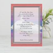 Groom parent's bruiloft kaart (Staand voorkant)