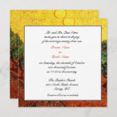 Groom parent's bruiloft kaart (Voorkant / Achterkant)