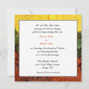 Groom parent's bruiloft kaart