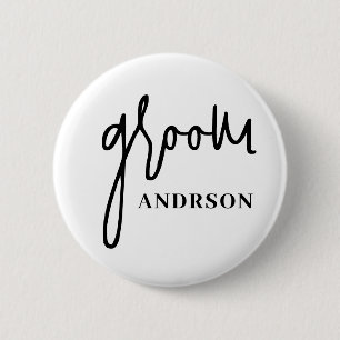 Groom Ronde Button 5,7 Cm