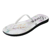 Groom Sea  Spiegel Wit Teenslippers (Schuin)