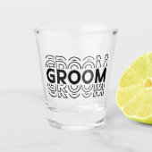 Groom shot glas (Voorkant)