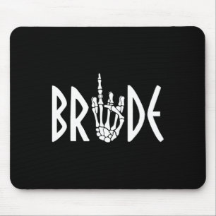 Groom Skeleton Gothic Wedding Verloving Halloween Muismat