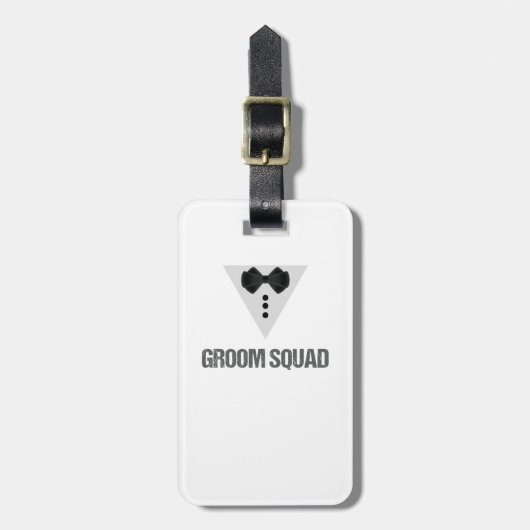 Groom Squad Bagagelabel (Voorkant verticaal)