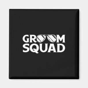 Groom Squad Groomsman Bachelor Party Wedding Match Magneet