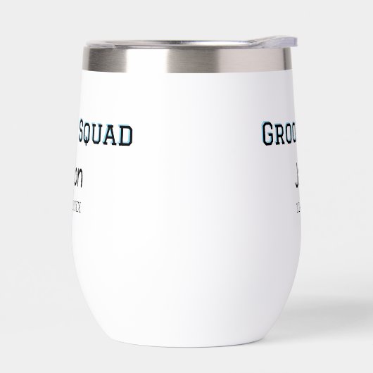 Groom Squad groomsman bachelorparty ajouter le nom (Gauche)