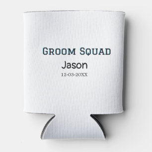 Groom Squad groomsman vrijgezellenfeest voeg naam  Blikjeskoeler