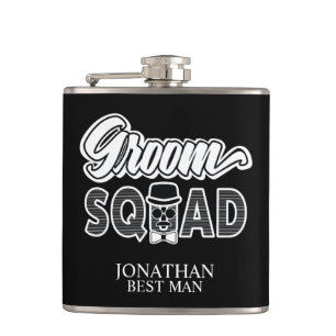 Groom Squad Hip Flask Heupfles