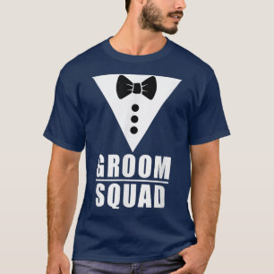 Groom Squad Hit Bachelor Party Weddenschap T-shirt