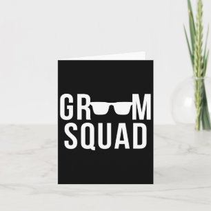 Groom Squad Sungles Huwelijk Bachelor Party Kaart