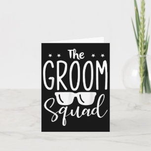 Groom Squad Wedding Groomsmen Kaart