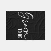 Groom te zijn, Bachelorette Bachelorette-partij vo Fleece Deken (Voorkant (Horizontaal))