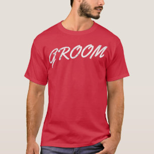Groom Team Groomsmen Bridesmaids Weddenschap T-shirt