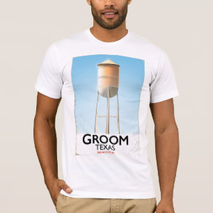 Groom Texas Route 66 Americana reisprint T-shirt