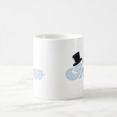 Groom Top Hat Coffee Mok (Center)