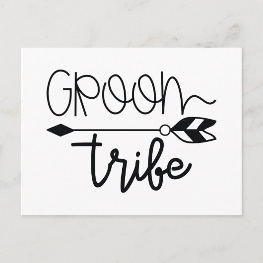 Groom Tribe Briefkaart (Voorkant)