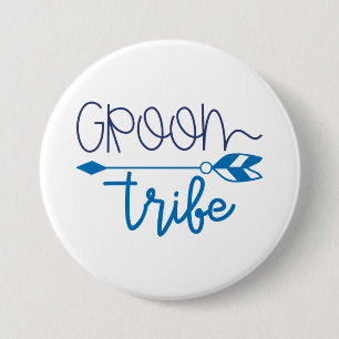 Groom Tribe Ronde Button 7,6 Cm