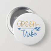 Groom Tribe Ronde Button 7,6 Cm (Voorkant /achterkant)
