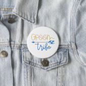 Groom Tribe Ronde Button 7,6 Cm (In situ)