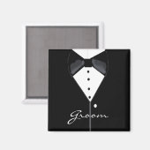 Groom Tuxedo Magneet (Voorkant / Achterkant)