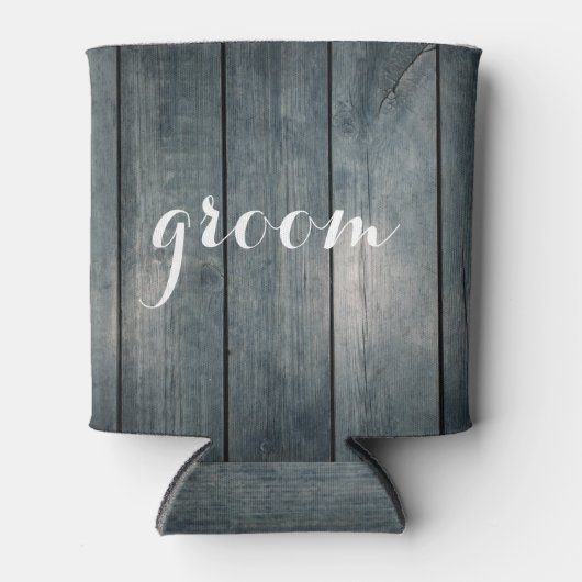 GROOM VOOR Him Wedding Black Koelbox Blikjeskoeler (Voorkant)