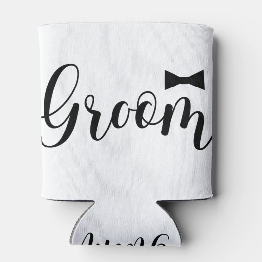 Groom-Wedding, Bachelor-party-stropdas Blikjeskoeler (Achterkant)