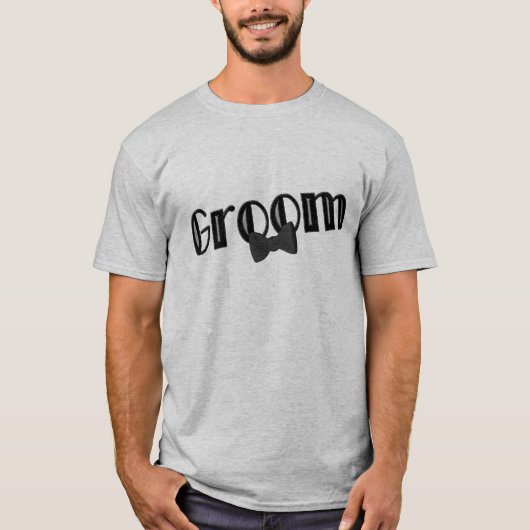 Groom Wedding Party T-shirt (Voorkant)