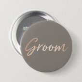 Groom Wedding Rehearsal Ronde Button 7,6 Cm (Voorkant /achterkant)