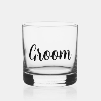 Groom Wedding Whisky Glas