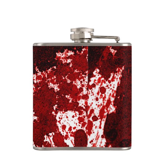 Groom Whiskey Flacon Splatter de sang Vampire Goth (Dos)