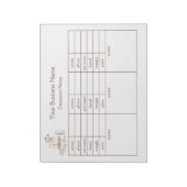 Groomer’s Notes & Pet Client Tracking Notepad Notitieblok (Gedraaid)