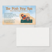 Groomer scheren hondenbont visitekaartje (Voorkant / Achterkant)