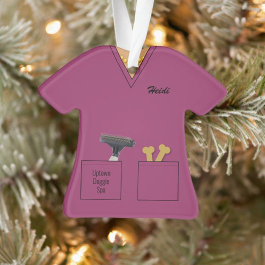 Groomer Veterinary Assistant Professional Ornament (Boom)