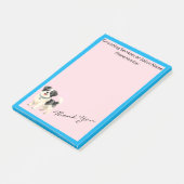Grooming Dog Personalized Modern Collection Post-it® Notes (Schuin)