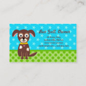 GROOMING KENNEL VISITEKAARTJE (Achterkant)