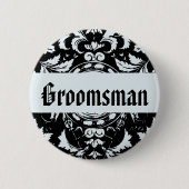 Grooms Bestman Wedding Button (Voorkant)