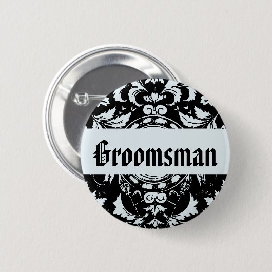 Grooms Bestman Wedding Button (Voorkant /achterkant)