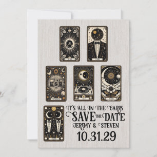 Grooms Bruiloft Tarot Save The Date
