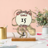 Groom's Crew Acryl Bord (Huwelijk)