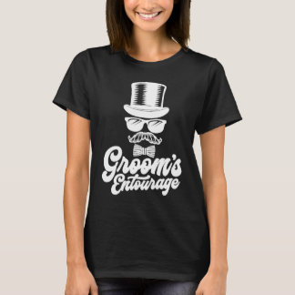 Groom's Entourage Bachelor Party Groomsmen Ideas T-shirt