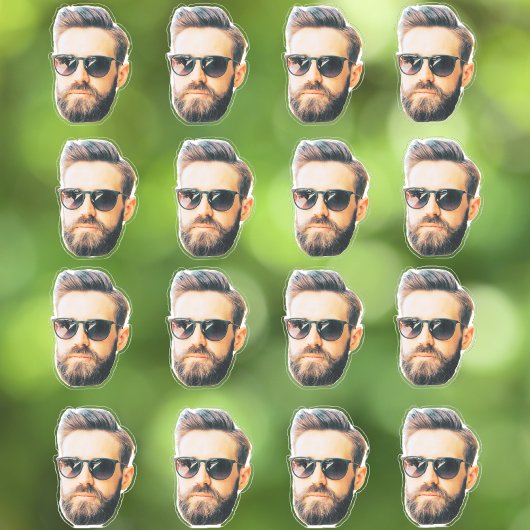 Groom's Face Funny Bachelorette Party Face Sticker