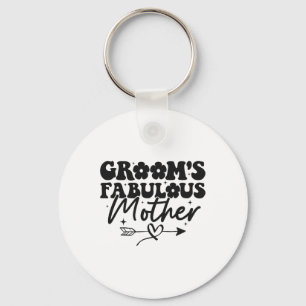 Groom's fantastische moeder Groovy moeder van de b Sleutelhanger