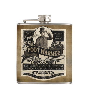 Groom's  Foot Warmer Heupfles