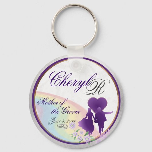  Grooms Moeder's Keepomwille Sleutelhanger (Voorkant)