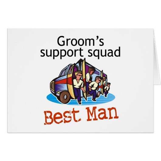 Groom's Squad Best Man (Voorkant Horizontaal)